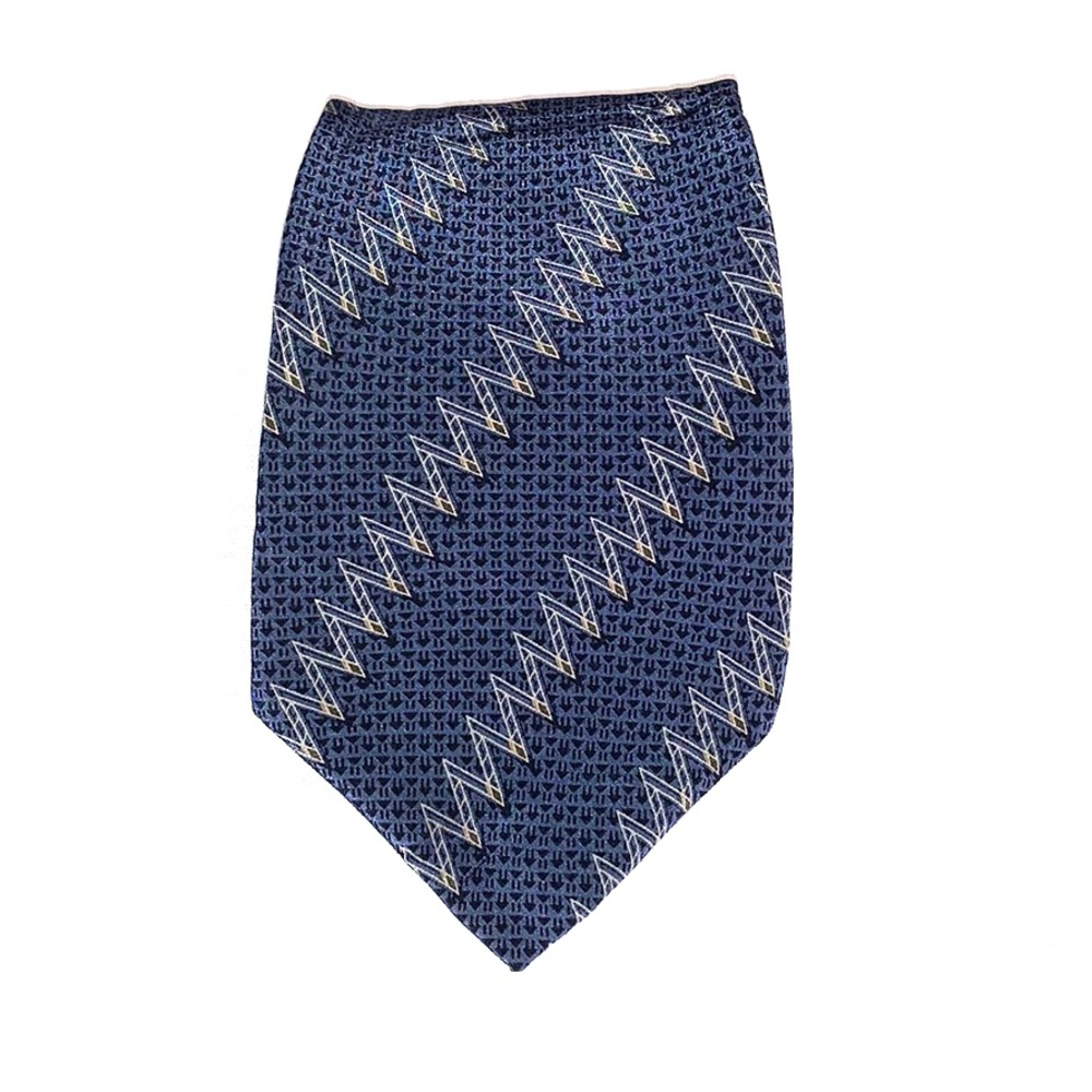 Bill Blass Black Label Patterned Silk Tie NWOT